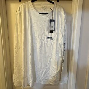 Vineyard Vines White Long Sleeve Tee